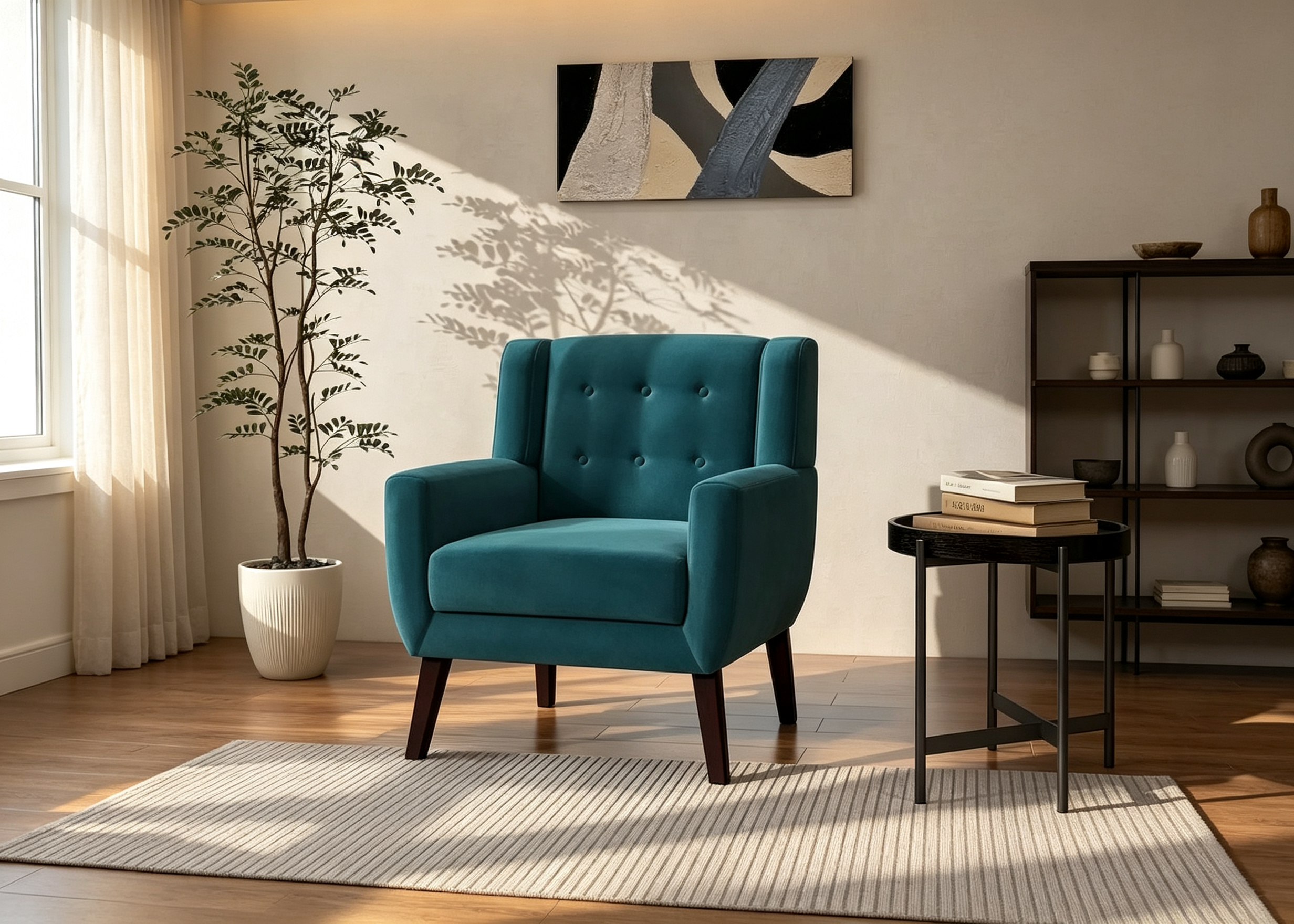 Velvet Accent Chair