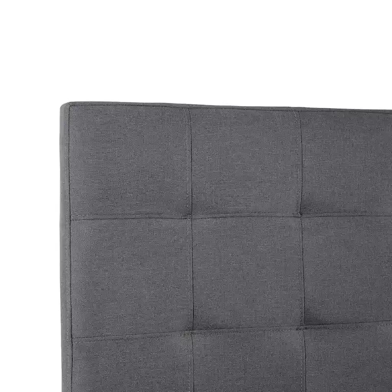 Tufted Upholstered Queen Headboard Height Adjustable Linen Fabric Multi-Color