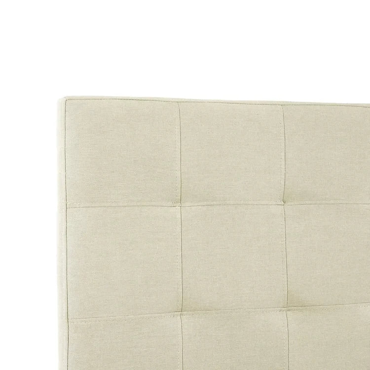 Tufted Upholstered Queen Headboard Height Adjustable Linen Fabric Multi-Color