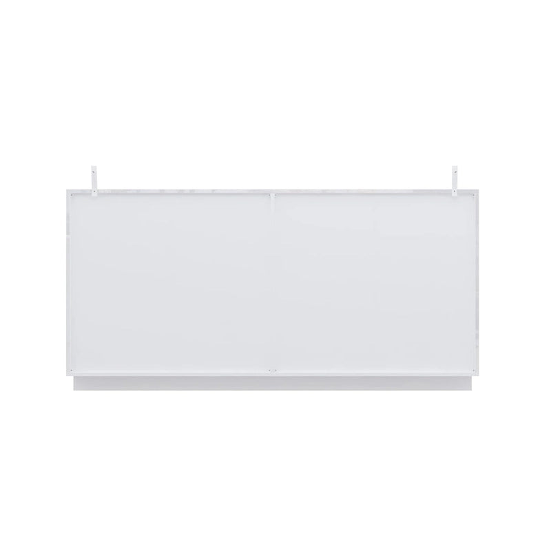 High Gloss LED 8-Drawer Dresser with Spacious Tabletop White or Black